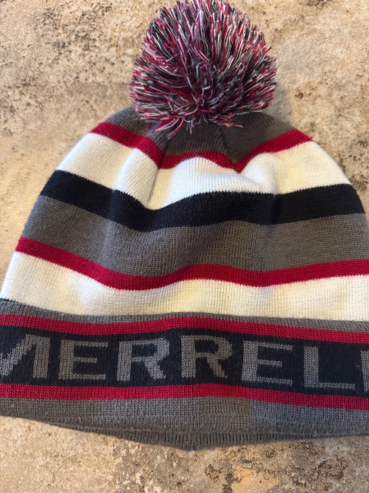 Cappello Berretto Invernale Merrell Outdoor Ski Camp Stripe Pom Beanie