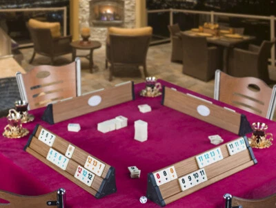 Star V.I.P Holz Wooden Rummy Set VIP OKEY mit Melamin Steine AHSAP OKEY TAKIMI - Bild 1 von 4