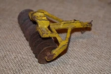 Antique 4.5" Arcade Toys Cast Iron Drag Disc Harrow For Tractor / Farm Equip