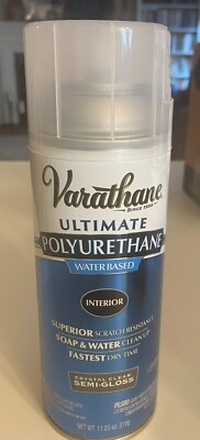 Varathane Ultima Crystal Clear Satin Water-Based Polyurethane 11.25 oz-10 pack  