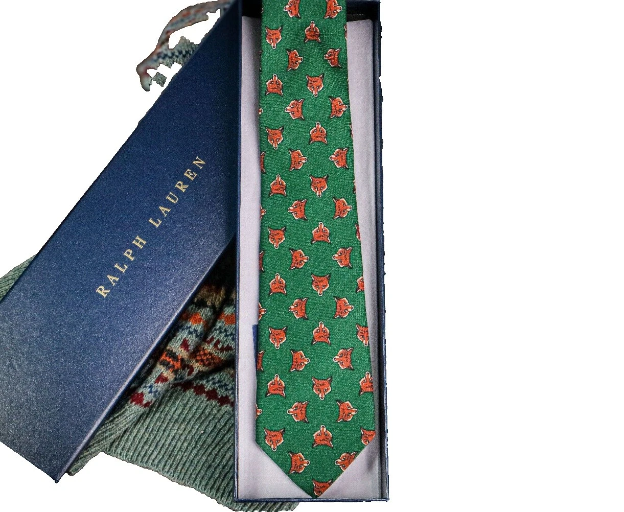 Мужские галстуки Ralph Lauren с анималистичным принтом