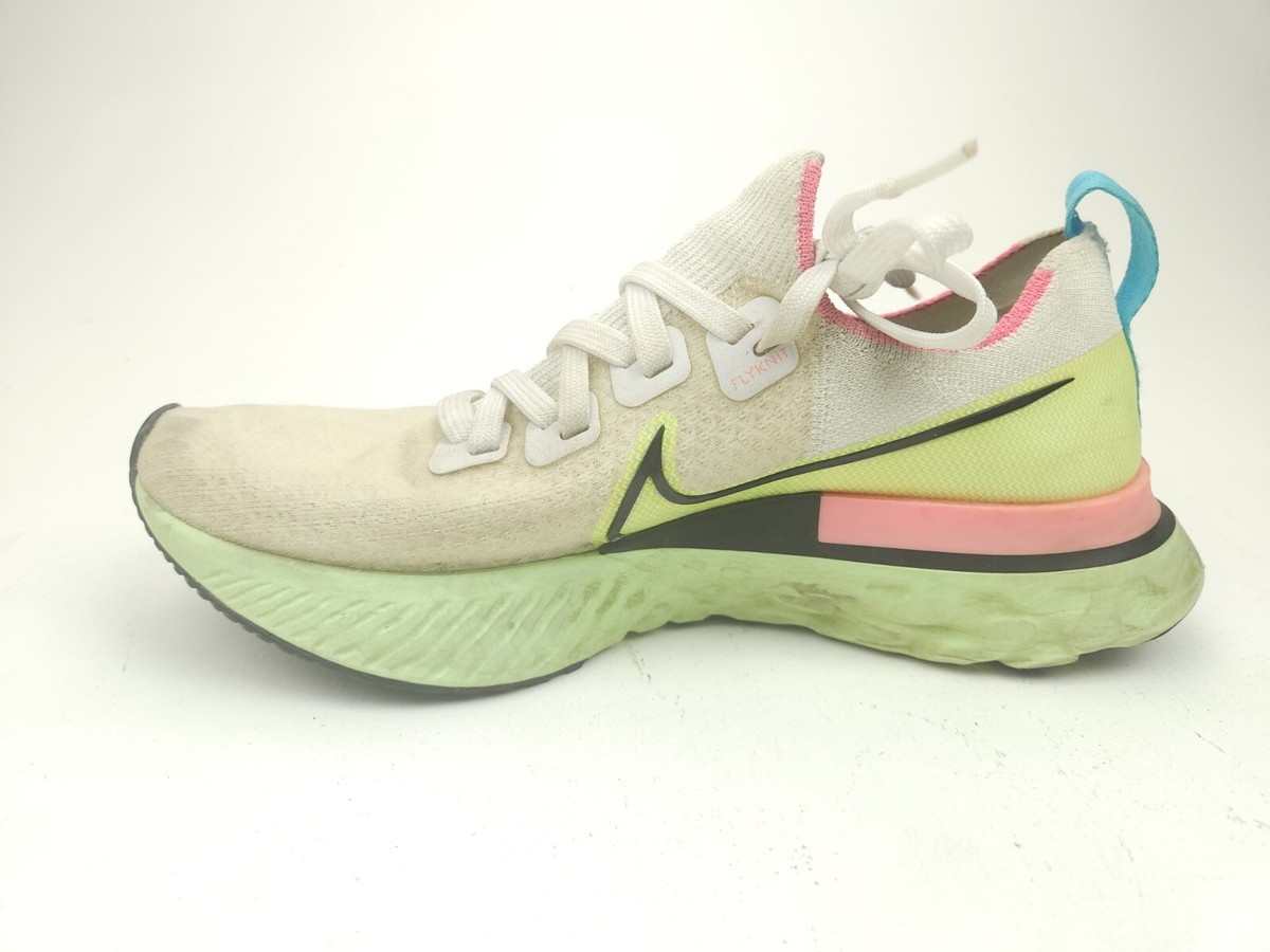 Nike React Infinity Run Womens Flyknit Volt Pink Glow Running Shoes