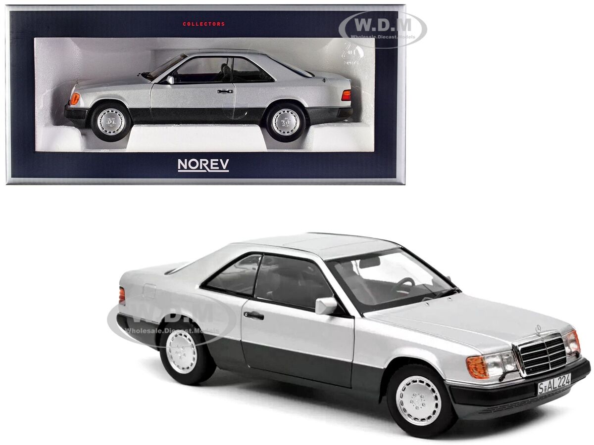 1990 MERCEDES-BENZ 300 CE-24 COUPE SILVER 1/18 DIECAST MODEL 1990 MERCEDES-BENZ 300 CE-24 COUPE SILVER 1/18 DIECAST MODEL