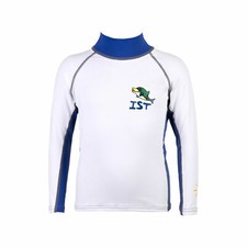 IST Unisex Kids Long Sleeve Rash Guard and Kids Anti-UV Lens Swimming Goggles