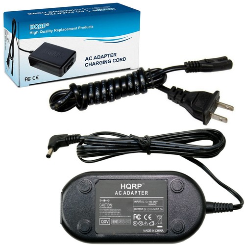 HQRP AC Adapter for Canon DC50 DC40 DC22 ZR70MC ZR700 ZR65MC ZR60 ...