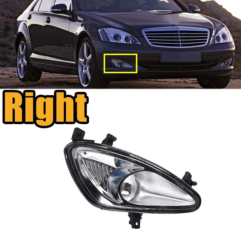 Pair Of Front Bumper DRL Fog Lamps – For Mercedes-Benz W221 S550 S600 (2007-2009)
