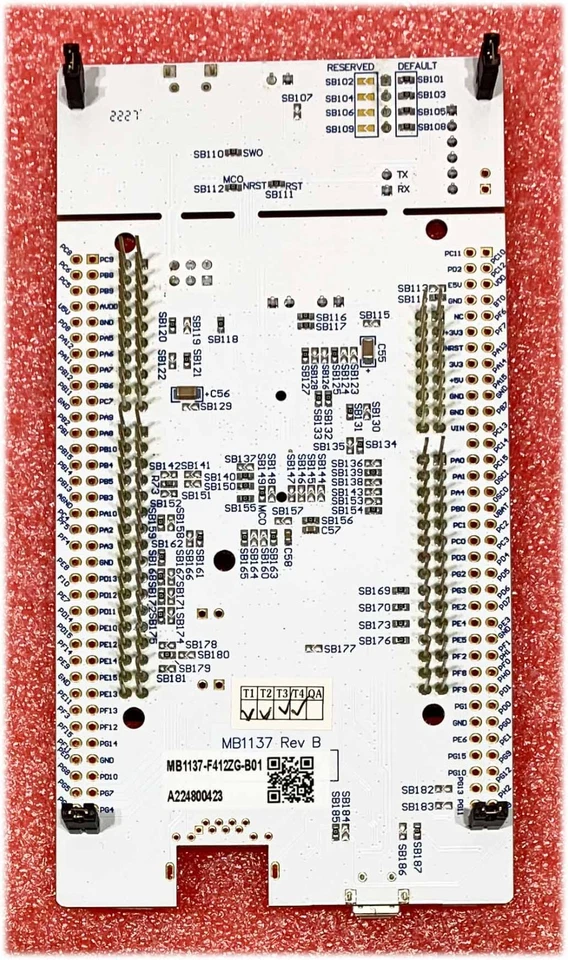 NUCLEO-F412ZG - STM32F412ZGT6 Nucleo-144 Dev Board w/ Arduino™ Uno V3 Expansion - Image 2 of 3
