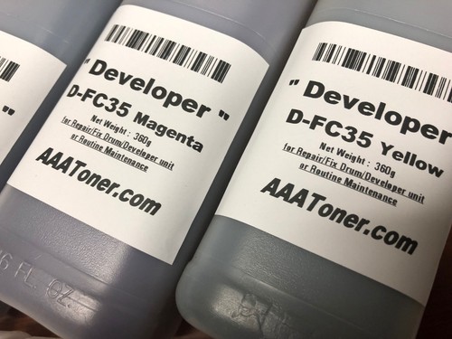(360g x 4) D-FC35 Developer Refill for Toshiba e-Studio 2500C, 3500C, 3510C - Picture 3 of 4
