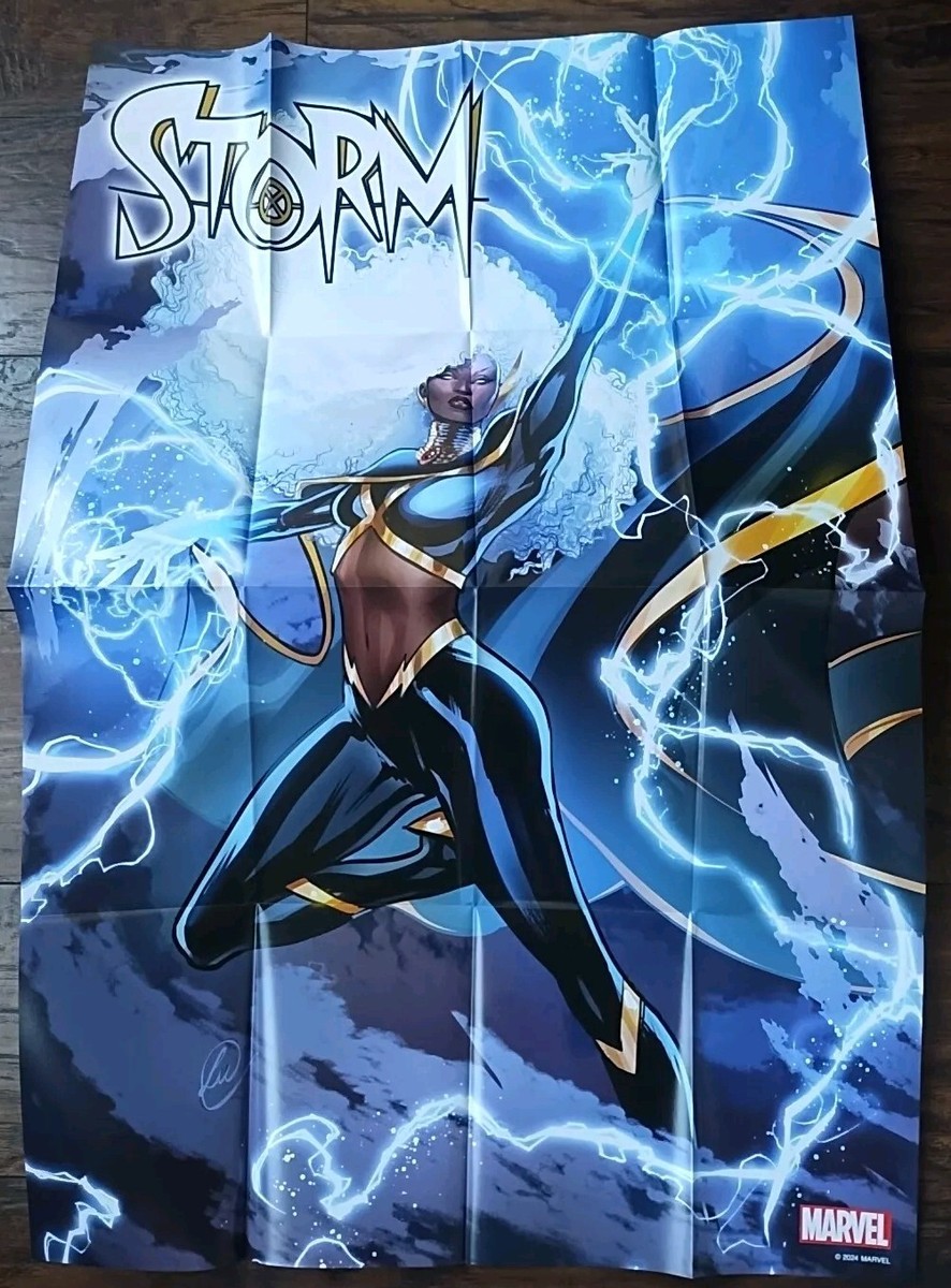 Promo Book Marvel Comics　 #STORM Storm #1 Promo Poster 🌨️ Wrneck Ororo Munroe X-Men 36