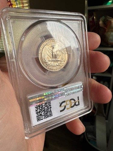 1932 Washington Quarter 25C PCGS MS63 🔥FIRST YEAR Of Series🔥 - Picture 8 of 8