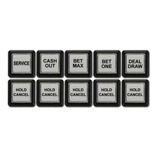 IGT Button Set Game King Upright 17 or 19" LCD 12V LED (New) ** Free Shiping**