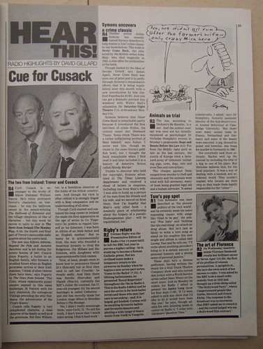 Radio Times/1986/Timothy West/William Gaunt/Kenny Everett/RadioActive/Dr Who pic - Picture 8 of 10
