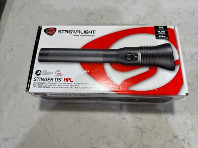 Streamlight, Stinger LED Flashlight, 740 Lumens, AC/DC, Dual Switch, Black