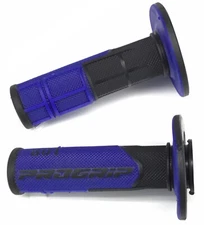 Pro Grip 801 Hybrid MX Duo-Density Cross Blue/Black Grips (PA080100NEBL)