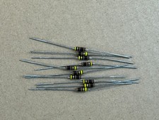 10 NOS Allen Bradley 100 ohm 1/4 watt 1/4W Carbon Comp Resistors TESTED 10