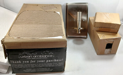 1 NEW PROGRESS 300356-009 ELARA 12'' NICKEL BATHROOM SCONCE NIB ***MAKE OFFER***