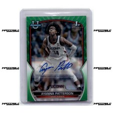 2022-23 Bowman U Chrome - Green #4 Ayanna Patterson Rookie Auto /99