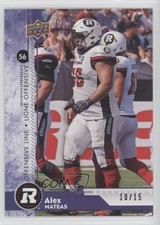 2018 Upper Deck CFL Purple 10/15 Alex Mateas #10 i9i