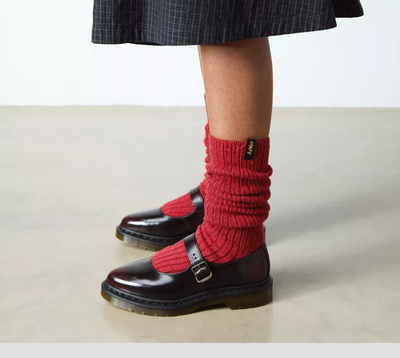 Dr. Martens Elphie Mary Jane in Cherry Red MSRP$180 Chic & Stylish