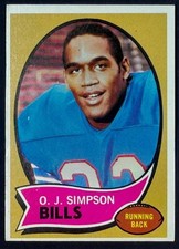 1970 Topps Football OJ Simpson Rookie Card RC #90 EX/MT Buffalo Bills Gorgeous. rookie card picture