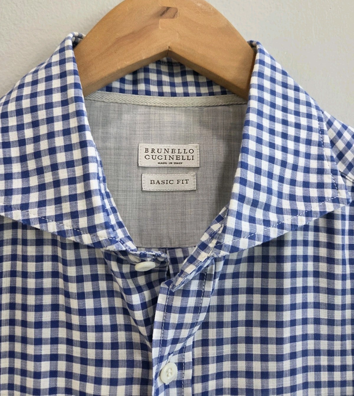 Brunello Cucinelli Button Shirt Basic Fit Italy M… - image 3