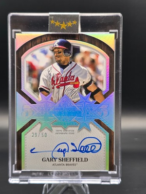 #ad #ad 2025 Topps Five Star Gary Sheffield Five Tool Phenom Auto 50 *Braves* $99.99