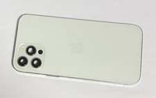 iPhone 12 Pro Max Silver OEM Housing Frame Back Cover w/ Small Parts Grade B
