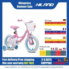 Fairy Bike for 2-9 Years Old Toddlers and Kids,Kids Bike with Training Wheels