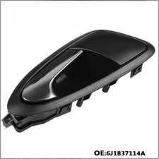 Manija de puerta interior delantera derecha en plata para Seat Ibiza IV 6J desde 2008-2017