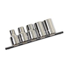 5pc 1/2"Dr Tri-Point Socket Set Triangular Profile Tamperproof Fixings 1243