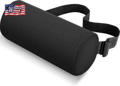 Lumbar Roll Support Pillow for Office Chair, Car, Gaming Chair, Memory Foam Back