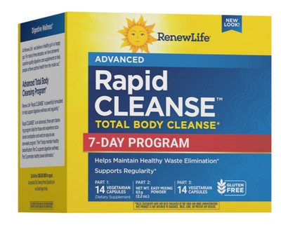 Rapid Cleanse Total Body Cleanse | 7 Day Program | 3 Part Kit | by Renew Life