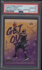 2018 Panini Hoops Get Out The Way LeBron James #GOW-3 PSA 10 Gem Mint Winter Mam