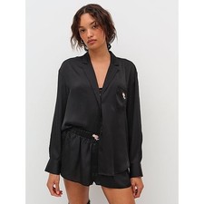 NWT For Love Lemons Everyday PJ Top Rose Pocket Size XS