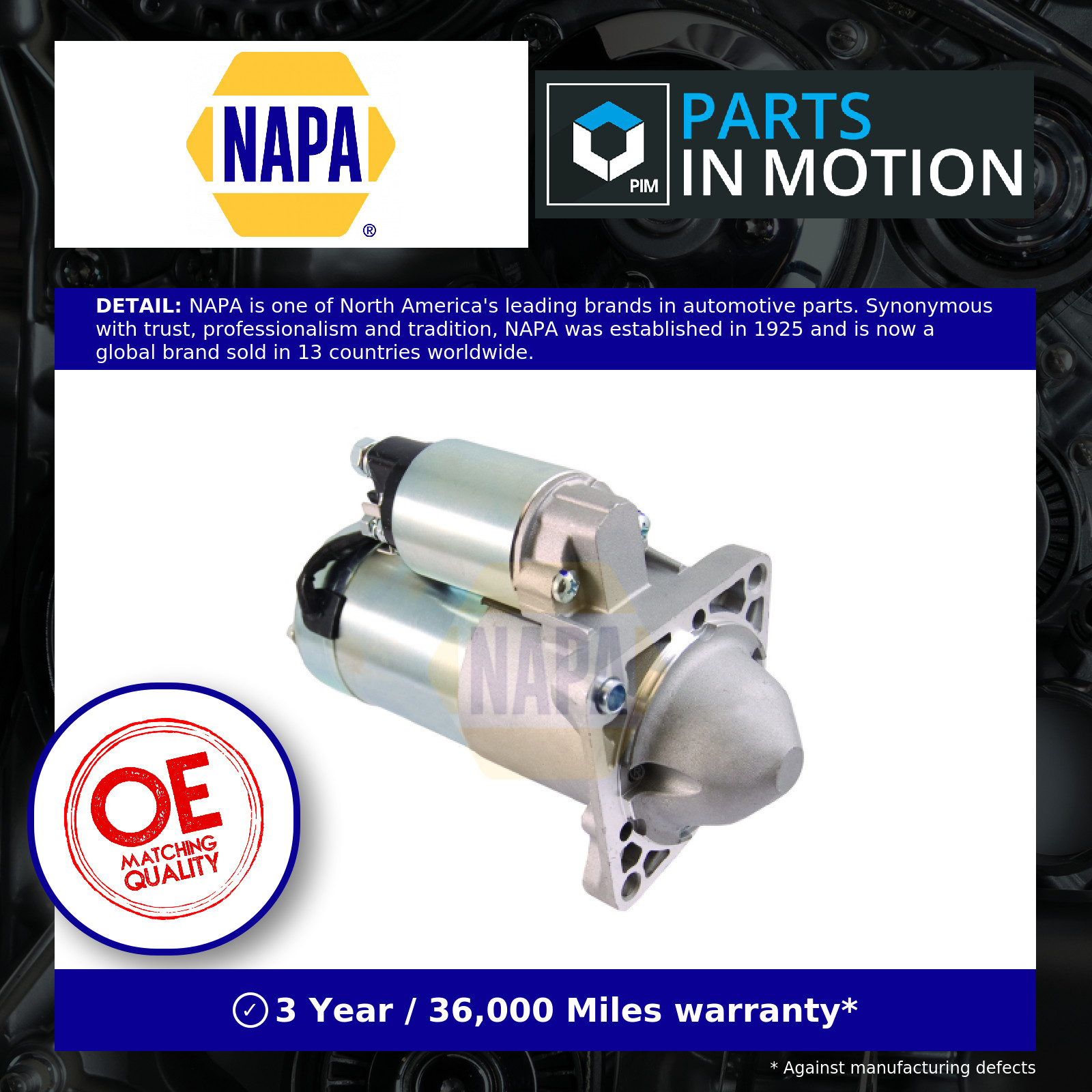 Starter Motor fits VAUXHALL VECTRA C 1.9D 04 to 09 Z19DTH Manual Transmission - Image 9