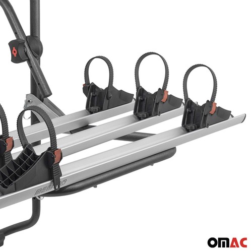 Menabo Fahrradträger 3 Fahrräder für Dacia Dokker 2012-2025 Alu Schwarz Silber - Bild 7 von 10