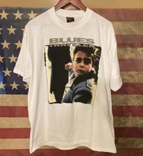 Vintage 1993 Blues Traveler Tshirt Save His Soul Tour Brockum White Mens XL RARE