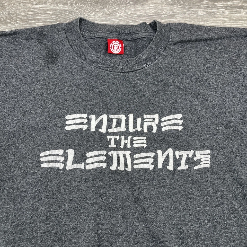 Camisa Element Para Hombre Extra Grande Gris Brezo Endure The Elements Patín De Colección Foto 2 de 4