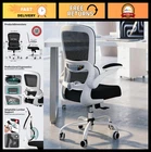 Ergonomic Office Chair with Adjustable Lumbar Support, Mesh Desk Chair for Home