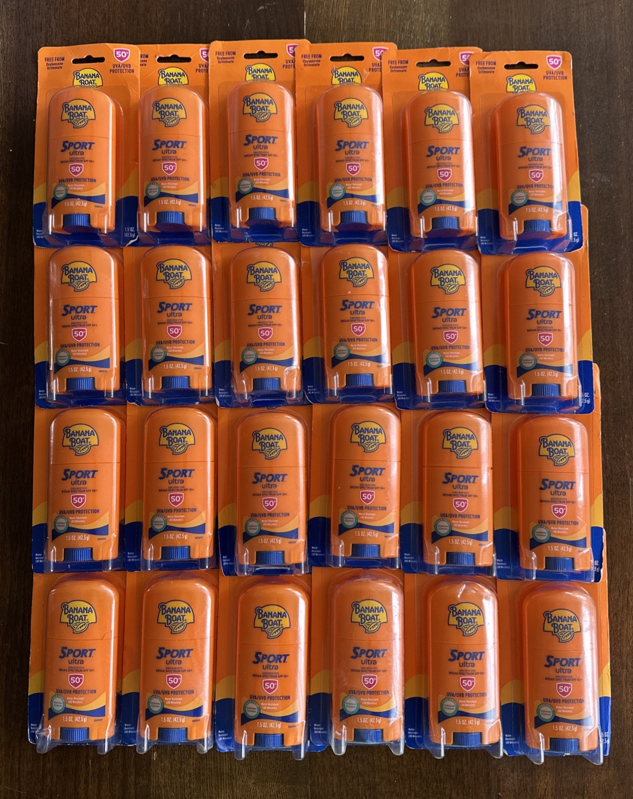 Banana Boat Ultra Sport FPS 50+ Barra de Protector Solar 1.5oz (Paquete de 24) Exp 10/2026 Nuevo