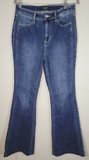 Judy Blue High Waist Angled Side Seam Flare Jeans Women  s 9/29 Medium Wash...