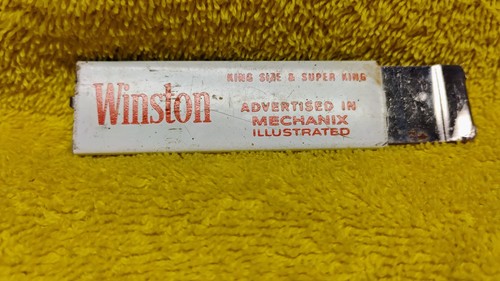 Vintage Winston Ad Cutter Box Cutter Advertising Grocery Store