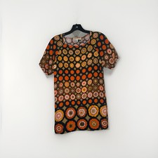 See By Chloe Shift Dress Retro 70's Size 2 US Multicolor Hippie Bohemian