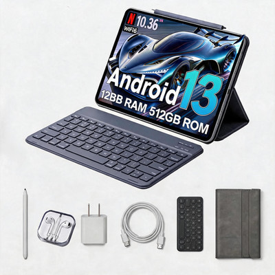 Android 13 Tablet 10 inch 12GB RAM 512GB ROM Octa with keyboard SIM Card Slot