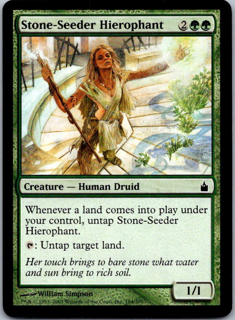 Stone-Seeder Hierophant C RAV #184 NM MTG Magic