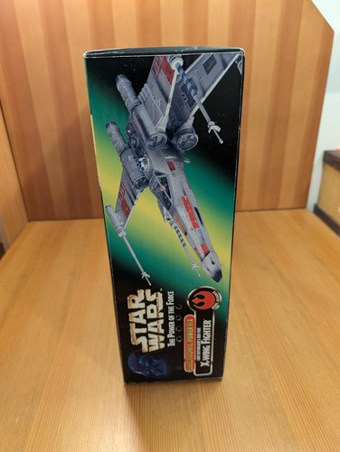 NEW Star Wars POTF Electronic Power F/X Luke Skywalker's Red Five X-Wing Fighter - Picture 7 of 11