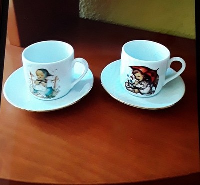 M.I. Hummel 2 X 2-tlg. Set  - Mokka Tasse     Reutter Porzellan