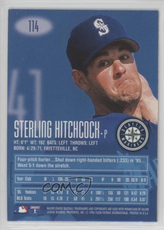 1996 E-Motion XL Sterling Hitchcock #114 - Image 2 of 2