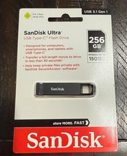 SanDisk Ultra 256GB USB Type-C Flash Drive SDCZ460-256G-A46 - NEW