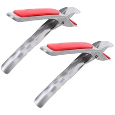 2 Pcs Anti Scald Kitchen Tongs Anti-scalding Clip Bowl Plate Clamp
